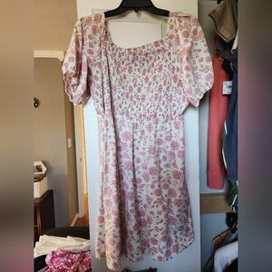 Universal Thread Pink Floral Mini Dress